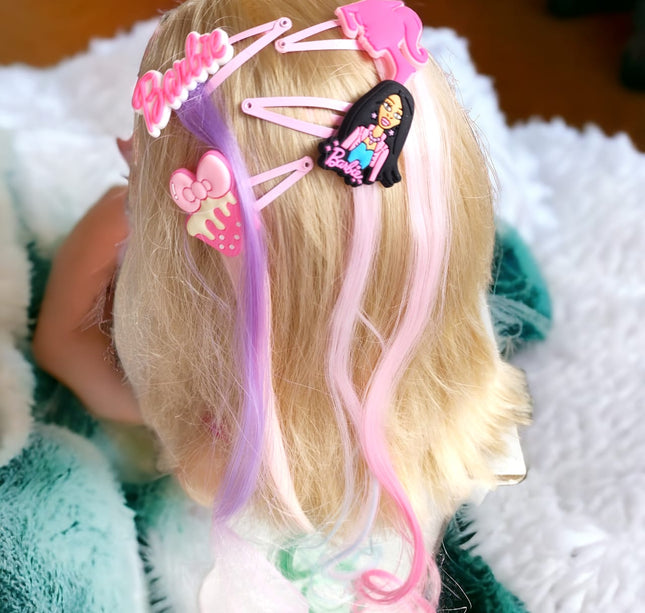 12 Extensiones barbie 12.6 c/u