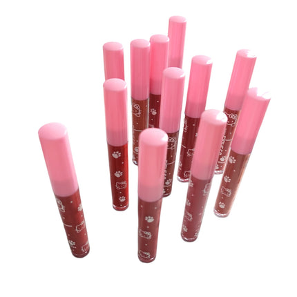 12 Labiales Líquidos Sanrio Kitty $5.85 c/u