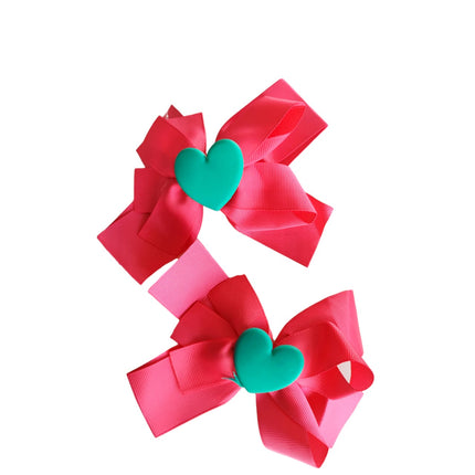 12 Moños Amores Corazón $5.85 c/u