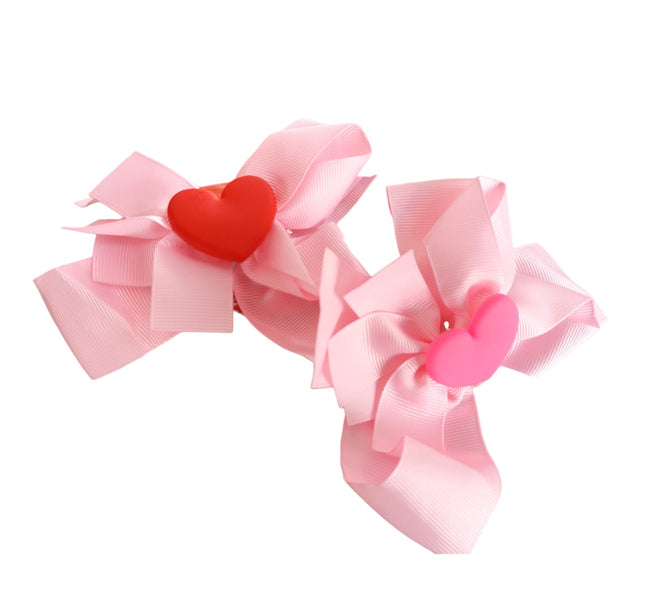 12 Moños Amores Corazón $5.85 c/u
