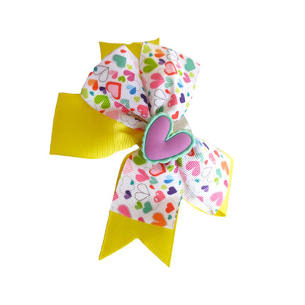 12 Moños Amores Corazón $5.85 c/u