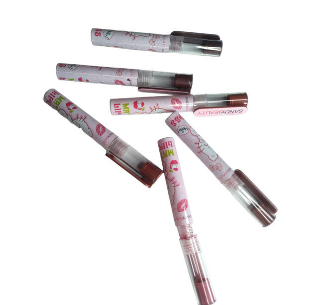 24 Labiales Líquidos Moda Kitty Sandy $8.45 c/u