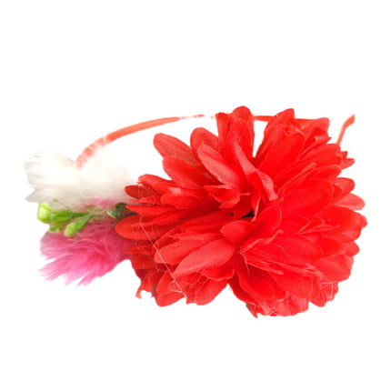 12 Diademas Flores Primavera $11.05 c/u