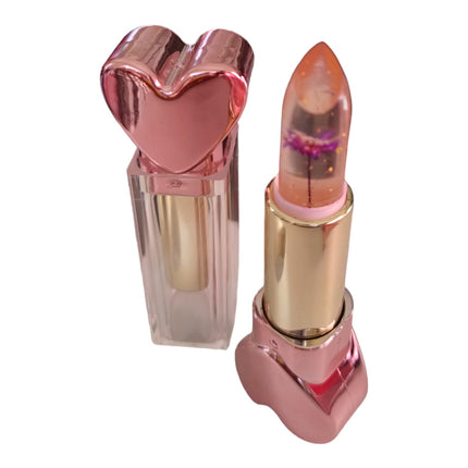 24 Labiales con flor corazón $17.68 c/u