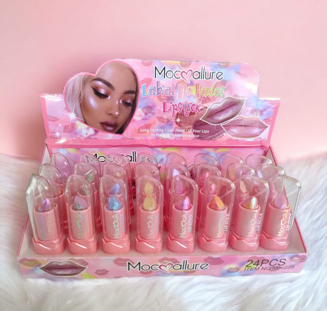 24 Labiales Con Polvo De Hadas $11.70c/u