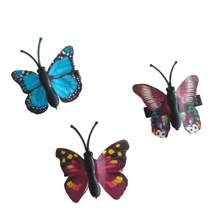 12 Sets 3 Pincitas Hermosas Mariposas $7.15 c/u