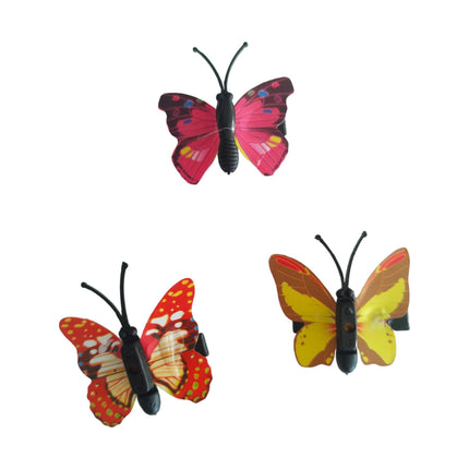 12 Sets 3 Pincitas Hermosas Mariposas $7.15 c/u