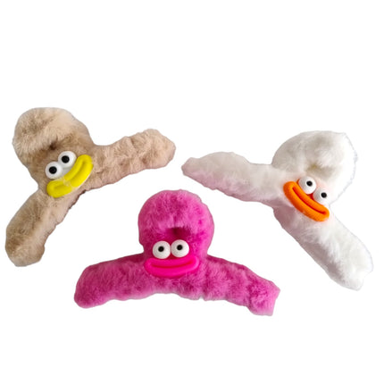 12 Pinzas Peluche Caras Divertidas $7.15 c/u