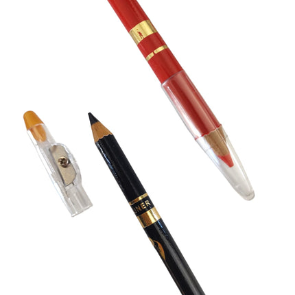 12 Lapices Delineadores Negro Y Color $6 c/u