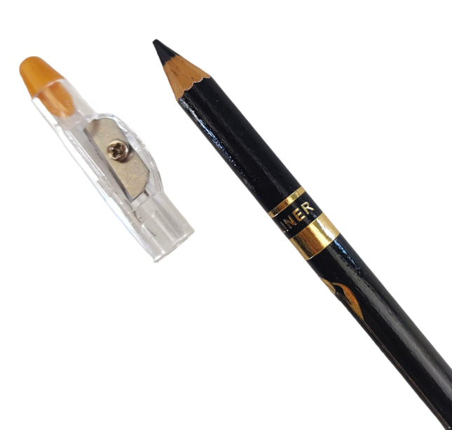 12 Lapices Delineadores Negro Y Color $6 c/u