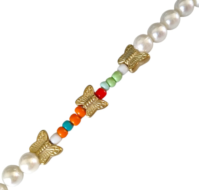 12 Pulseras Perlitas Diseño $6.50 c/u