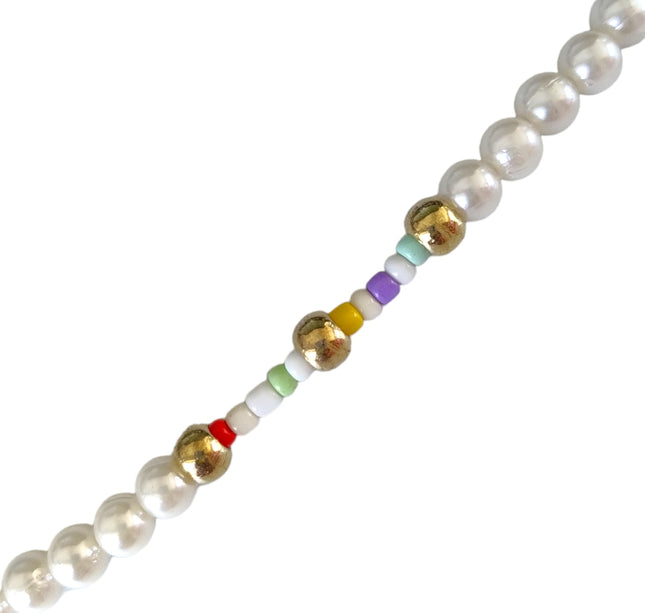 12 Pulseras Perlitas Diseño $6.50 c/u