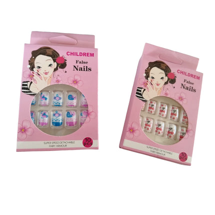 12 Sets Uñas Niña Bonita $5.85 c/u