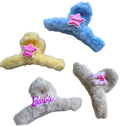 12 Pinzas Peluche Barbie $8.45 c/u