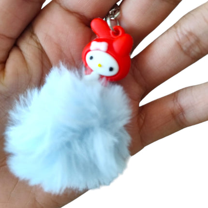 12 Llaveros Sanrio Pompom $5.20 c/u