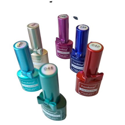 6 Esmaltes Gel Polish $5.36 c/u