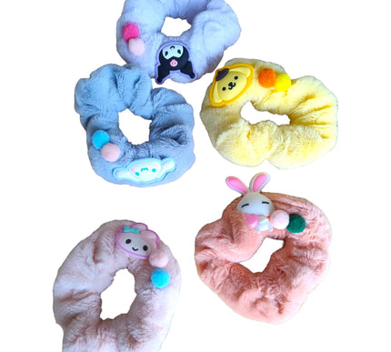 12 Scrunchies Peluche Sanrio $8.88 c/u