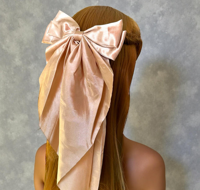 12 Moños Coquette Satín Colores $11.5 c/u