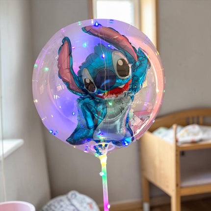 5 Globos Licencias en Varita con Luces $21 c/u