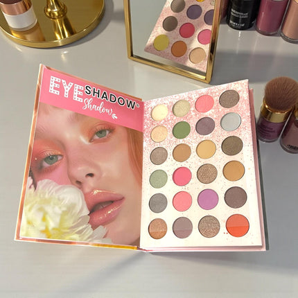Paleta de Sombras/Rubores/Iluminadores/Polvos en Libro
