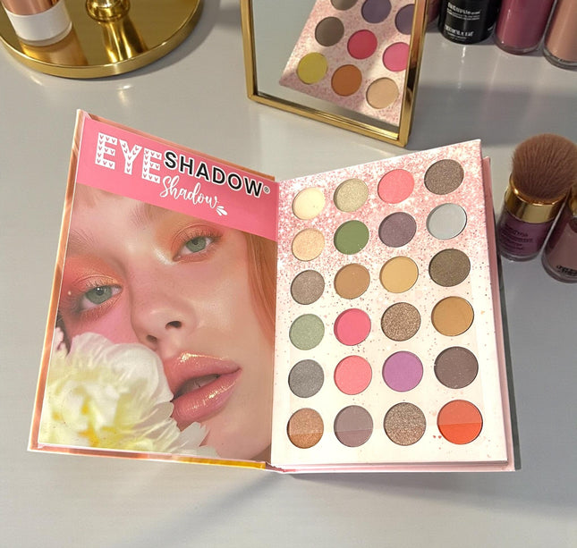 Paleta de Sombras/Rubores/Iluminadores/Polvos en Libro