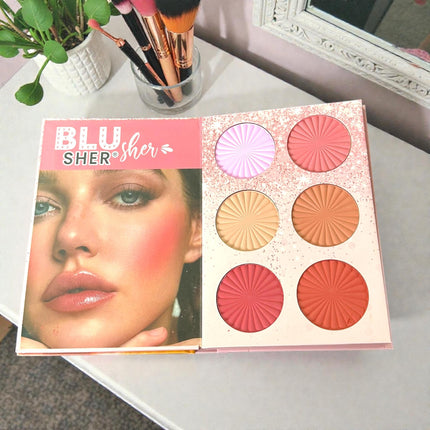Paleta de Sombras/Rubores/Iluminadores/Polvos en Libro