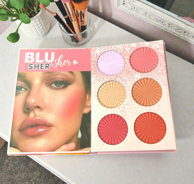 Paleta de Sombras/Rubores/Iluminadores/Polvos en Libro