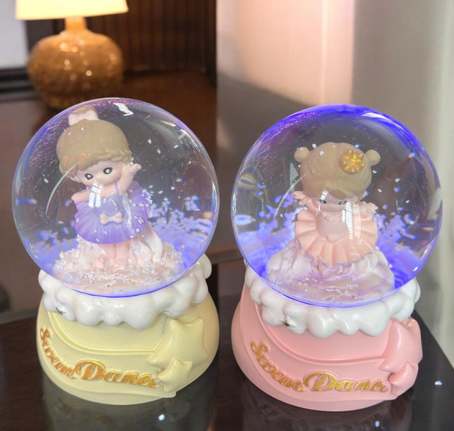 Bola de Nieve G con Bailarina con Luz