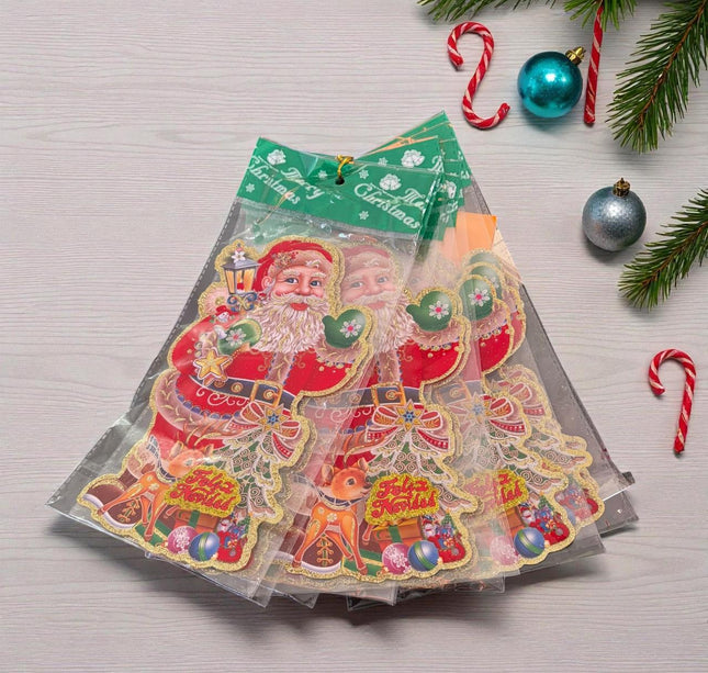 10 Santa decorativo colgante Navideño $6 c/u