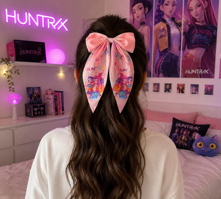 12 Moños Guerreras K-Pop Coquette Satinados $7.9 c/u