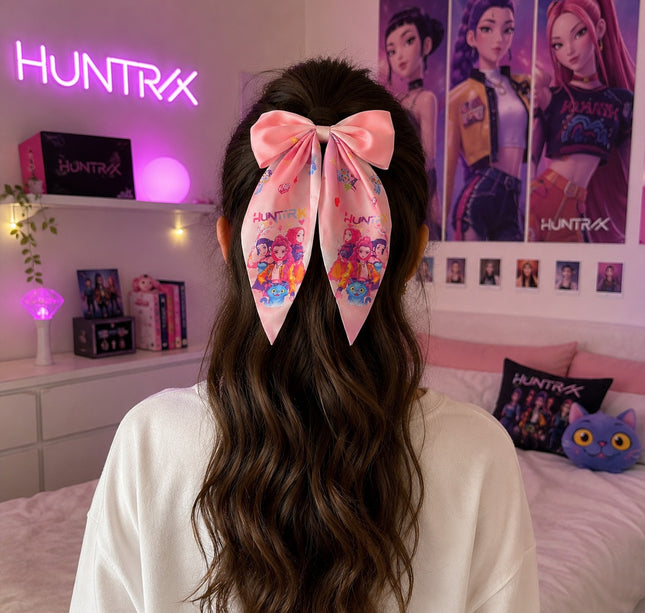 12 Moños Guerreras K-Pop Coquette Satinados $7.9 c/u