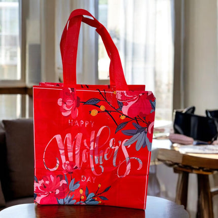 12 Bolsas "Feliz Día Mamá" Plastificadas $5.9 c/u