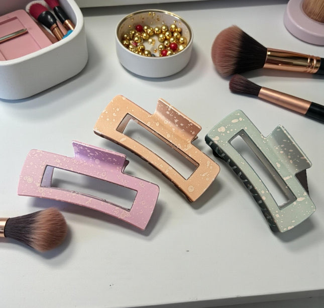 12 Pinzas Colores Metalicos Para Cabello $11 c/u