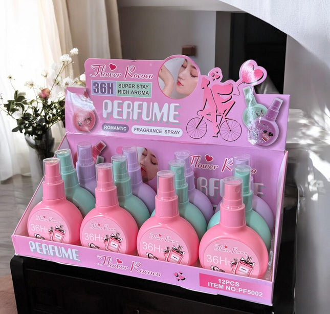 12 Perfumes 36H en Spray $26 c/u