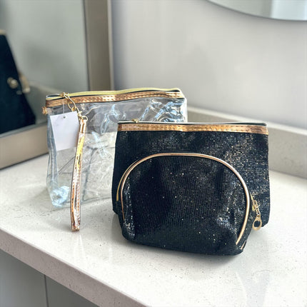 Sets de 3 Cosmetiqueras/Neceser Brillo