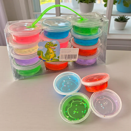 12 Slimes Colores en Botecito $4.5 c/u