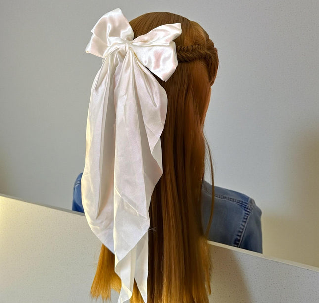 12 Moños Coquette Satín Colores $11.5 c/u