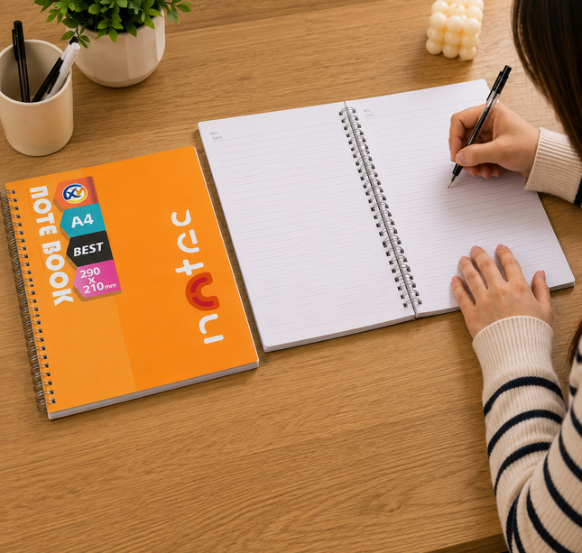 Exclusivo Tienda en linea 💥💎Libreta Escolar 70 hojas Raya con Pasta de Plastico Neón