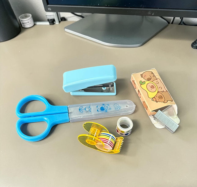 3 Sets Papeleria Capibaras Escolar $30 c/u