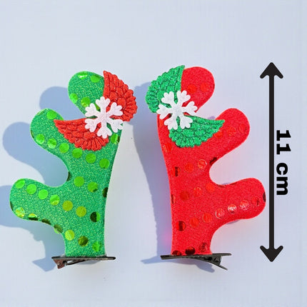 12 Pinza de Moda Navidad $14.25 c/u