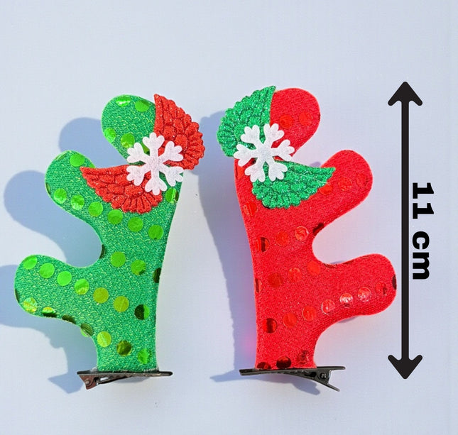 12 Pinza de Moda Navidad $14.25 c/u