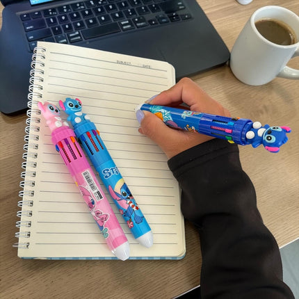 36 Lapiceros Sticht Multitintas Figura 3D $10 c/u