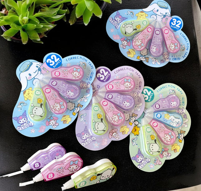 12 Set 4 Correctores Sanrio $18.9 c/u