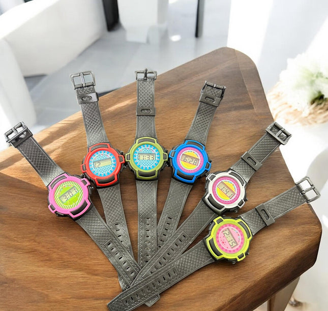 12 Relojs Infantiles Tipo Casio colores $11 c/u