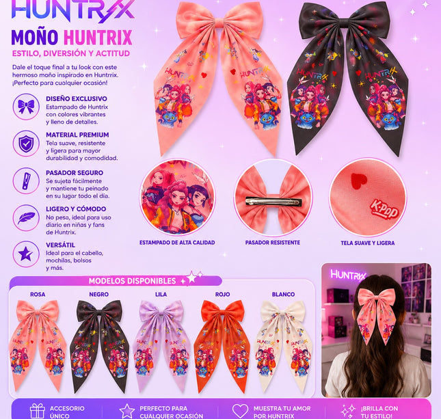 12 Moños Guerreras K-Pop Coquette Satinados $7.9 c/u