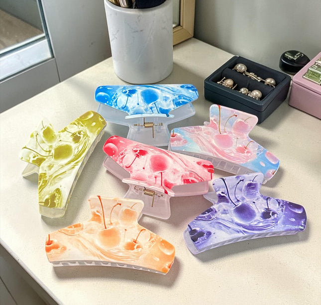 12 Pinzas Colores Cerezas $8.5 c/u