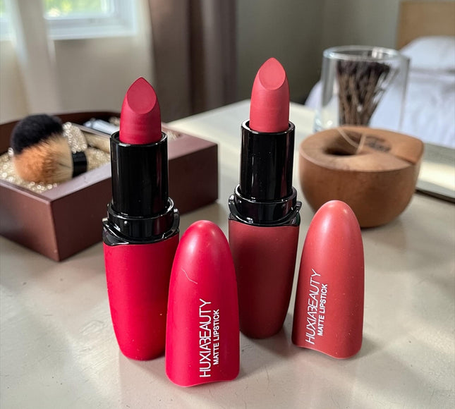12 Labiales Matte Huxia Lipstick $11 c/u