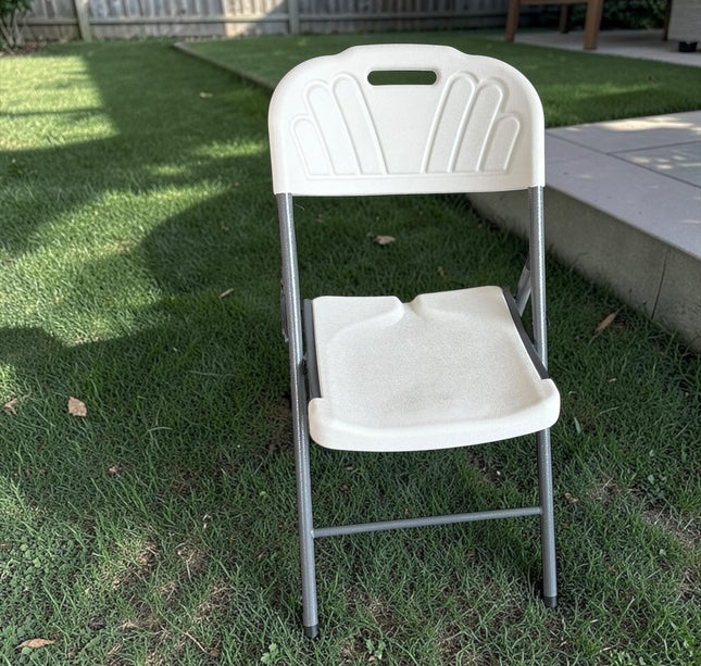 Silla Pleglable Blanca 90cm*45cm