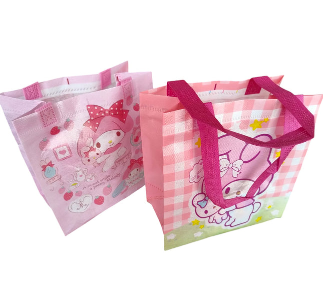 12 Bolsas Reutilizables Sanrio CH $5.44 c/u