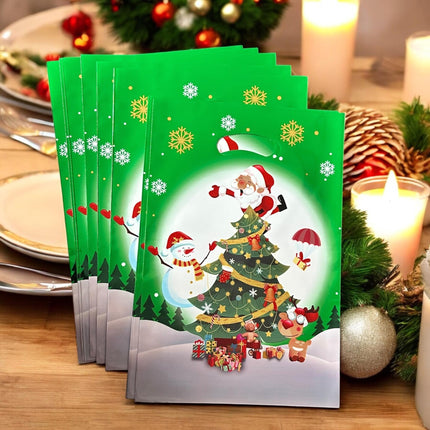 10 Bolsas/Dulceros Navidad $1.9 c/u